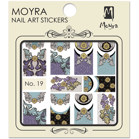 Moyraのネイル アート　ウォーター ステッカー No. 19