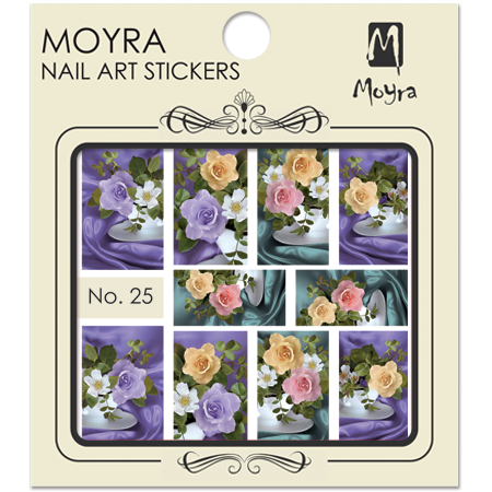 Moyraのネイル アート　ウォーター ステッカー No. 25