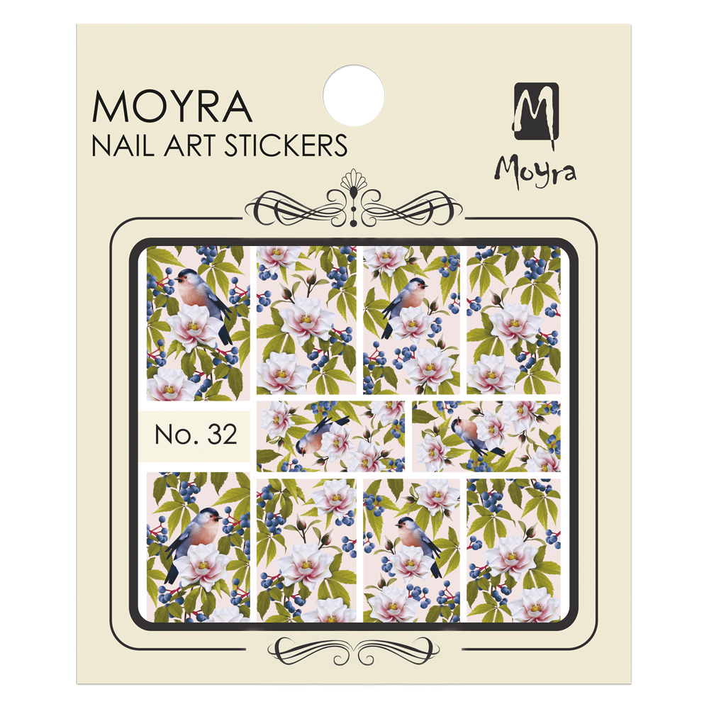 Moyraのネイル アート　ウォーター ステッカー No. 32
