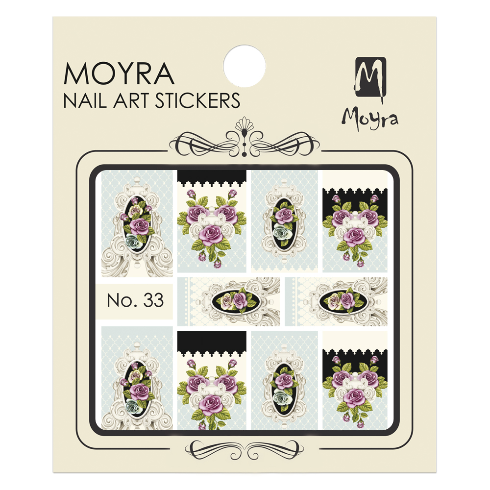Moyraのネイル アート　ウォーター ステッカー No. 33