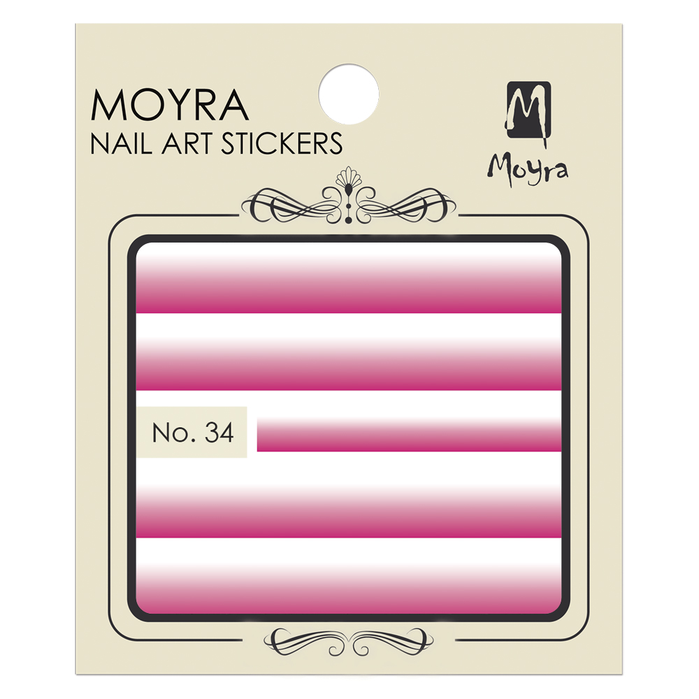 Moyraのネイル アート　ウォーター ステッカー No. 34