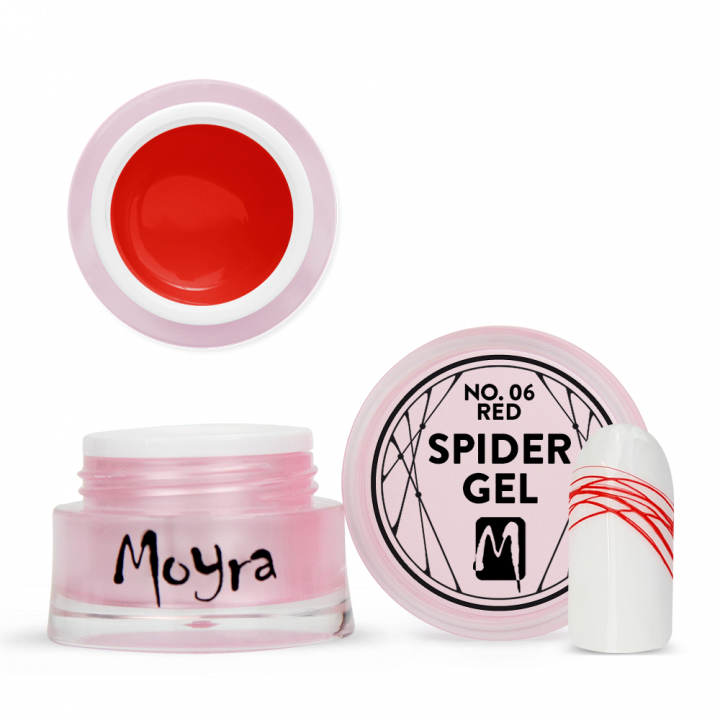 Moyra Spider gel スパイダージェル No. 06 Red
