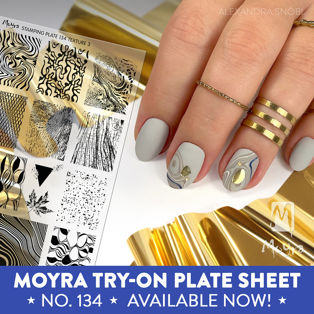 Moyra Try-On プレートシート plate sheet 134 Texture 3