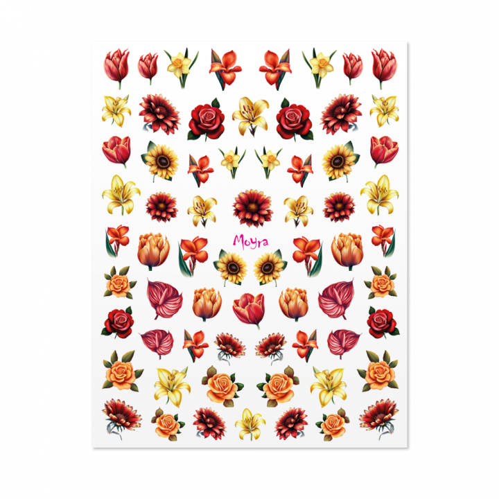 Moyraのネイル アート　ウォーター ステッカー watertransfer sticker selection No. 05 Flowers