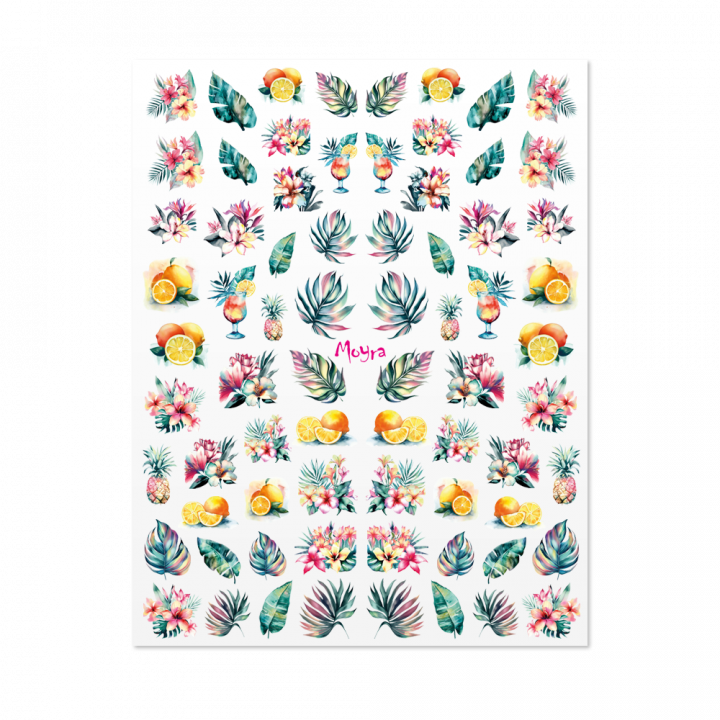 Moyra 粘着ネイルステッカー Nail stickers No. 24